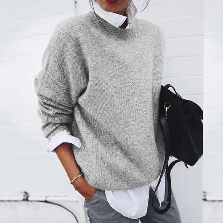 Loira | Pull Doux Style Cachemire à Coupe Décontractée