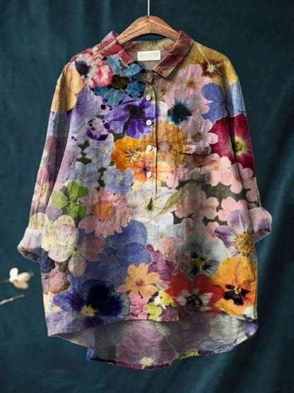 Lila - Chemisier Floral Chic