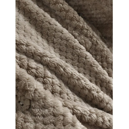 Beth | Manteau Côtelé Douillet Avec Capuche