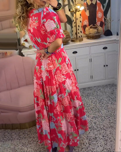 Dane | Robe À Imprimé Floral Avec Poches