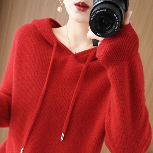 Carly | Pull En Cachemire À Capuche