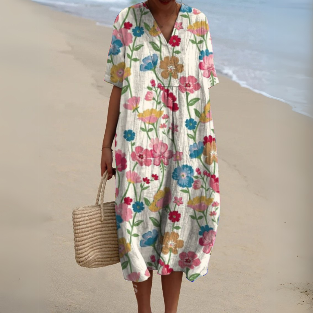 Cecilia | Robe D'Été À Imprimé Floral