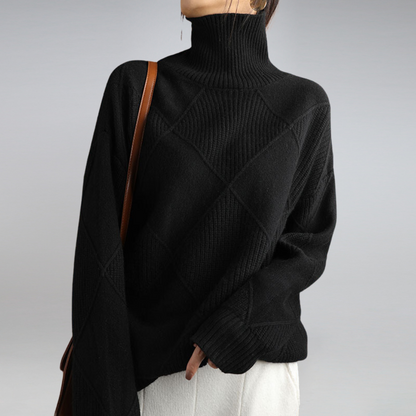 Pull col roulé Lemoinel | Cachemire doux