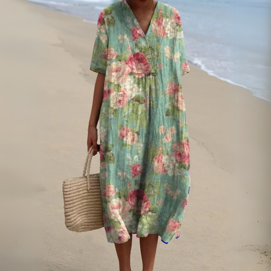 Cecilia | Robe D'Été À Imprimé Floral