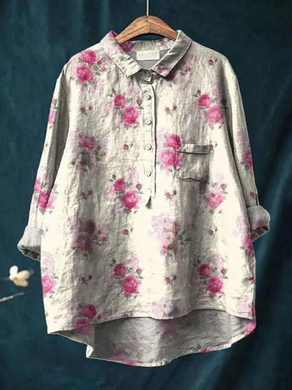Lila - Chemisier Floral Chic