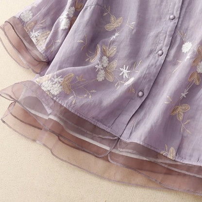 Isla | Blouse Brodée Légère