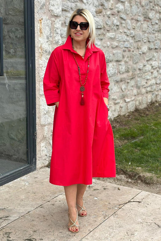 Élodie | Robe décontractée en coton