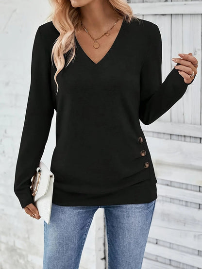 Clémence | T-shirt à manches longues élégant