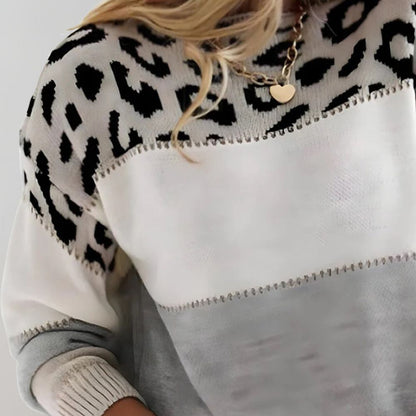 Colette | Pull Léopard Doux Et Chaleureux