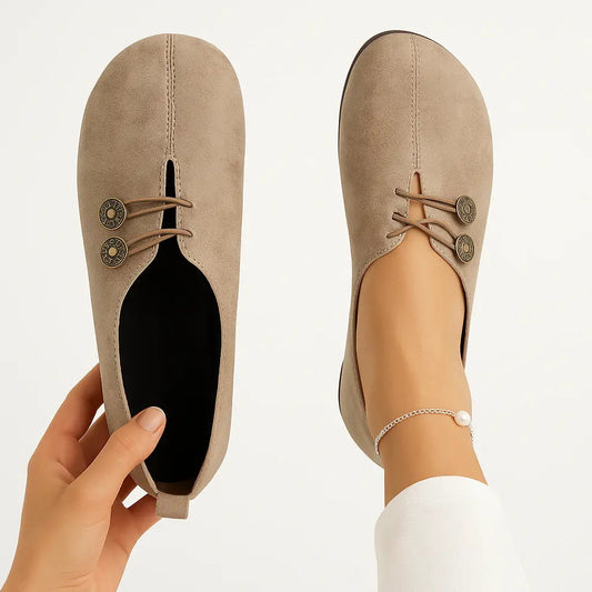 Nadine | Mocassins souples en daim