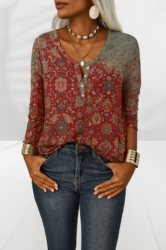 Tarnie | Blouse Boho Chic En Tissu Léger