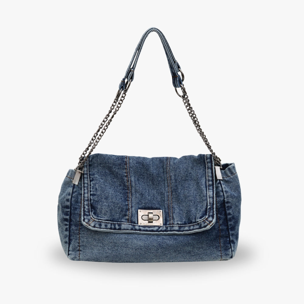 Maëlle | Sac En Bandoulière En Denim Upcyclé