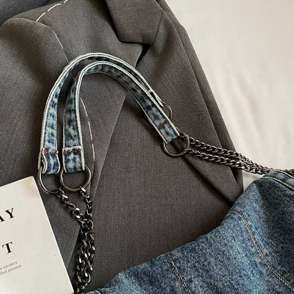 Maëlle | Sac En Bandoulière En Denim Upcyclé