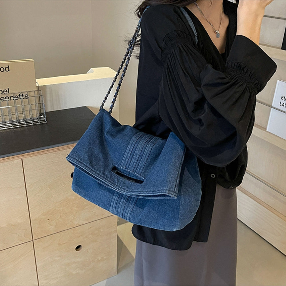 Jean | Sac En Bandoulière En Denim Upcyclé