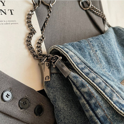 Maëlle | Sac En Bandoulière En Denim Upcyclé