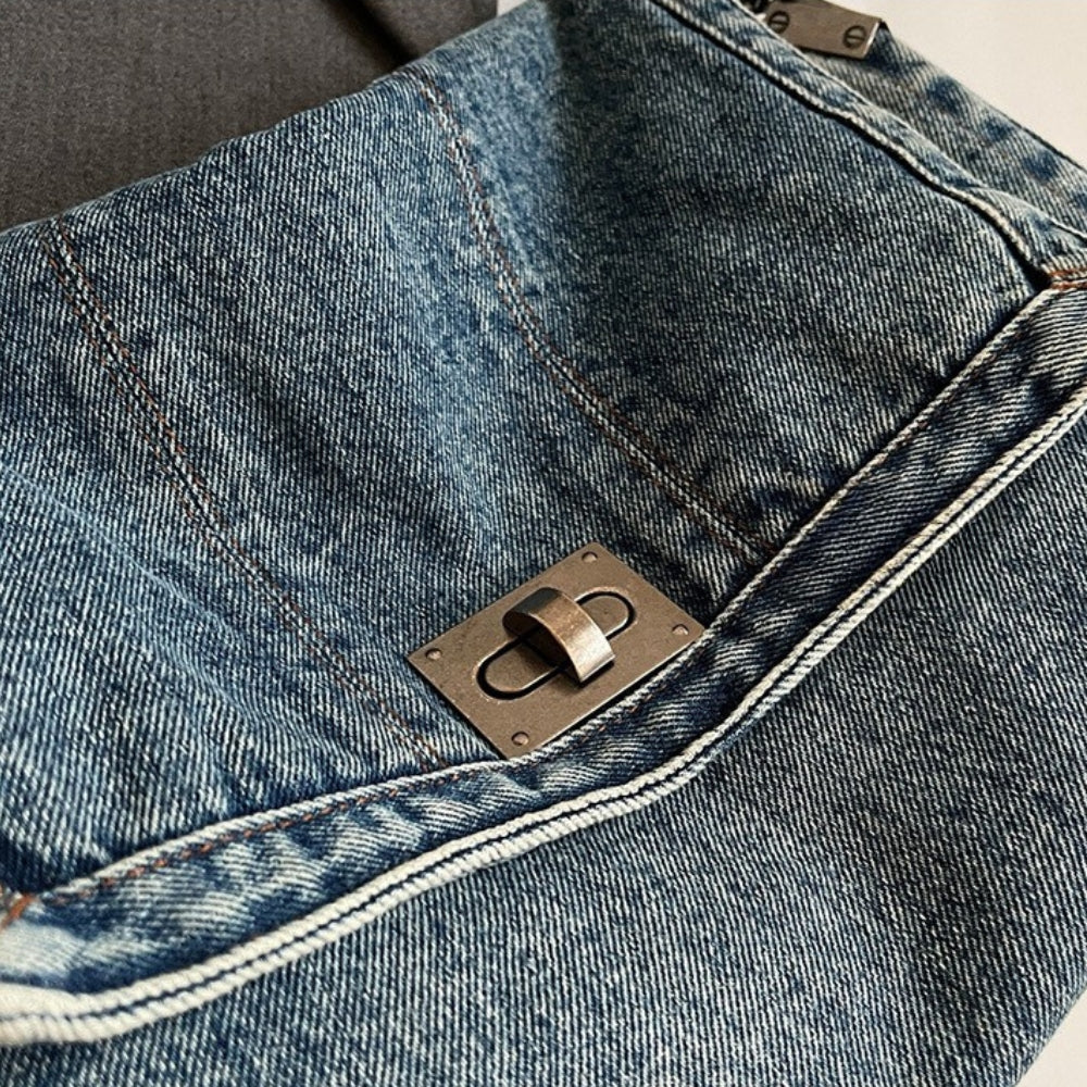 Maëlle | Sac En Bandoulière En Denim Upcyclé