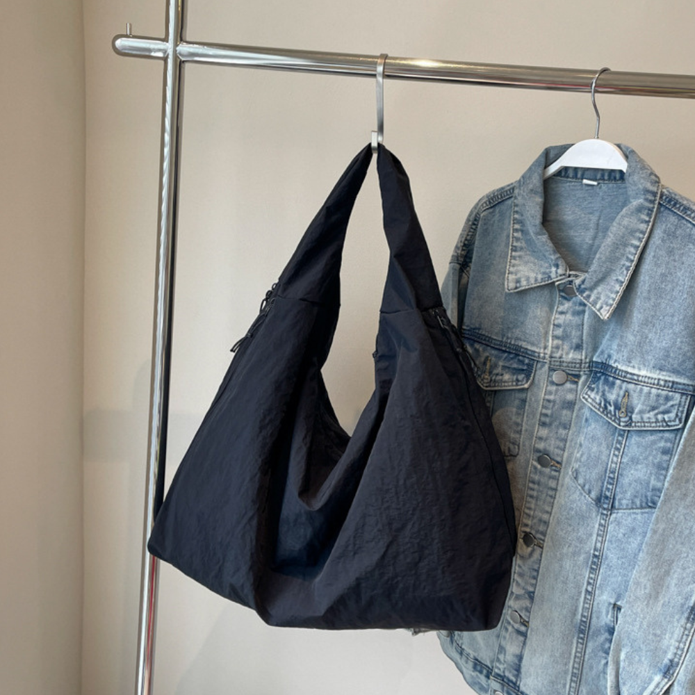 Lhéa | Sac Hobo Spacieux En Nylon Recyclé