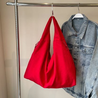 Lhéa | Sac Hobo Spacieux En Nylon Recyclé