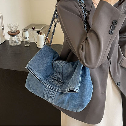 Jean | Sac En Bandoulière En Denim Upcyclé