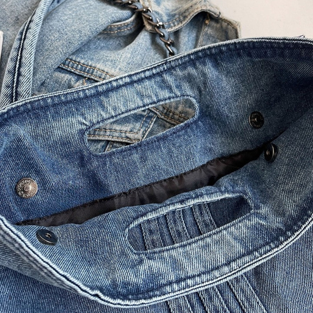 Jean | Sac En Bandoulière En Denim Upcyclé