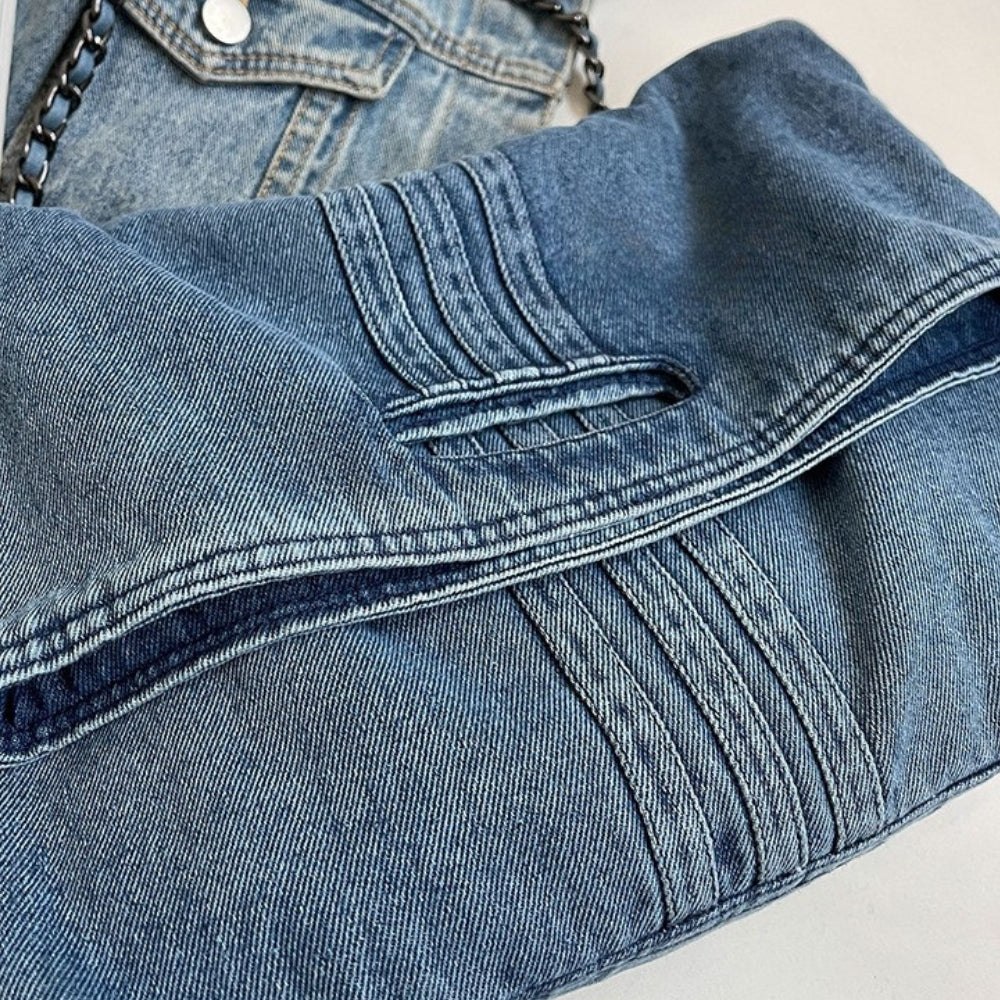 Jean | Sac En Bandoulière En Denim Upcyclé