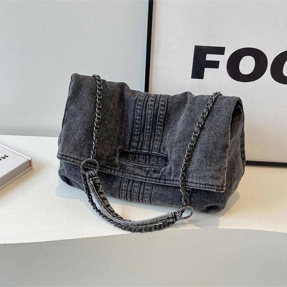 Jean | Sac En Bandoulière En Denim Upcyclé