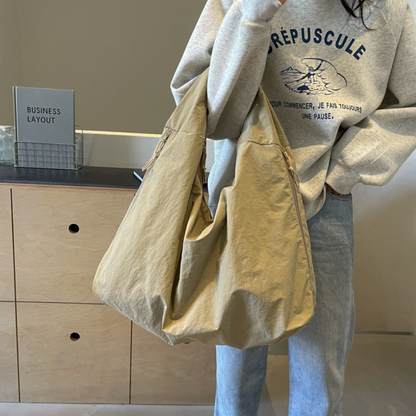 Lhéa | Sac Hobo Spacieux En Nylon Recyclé