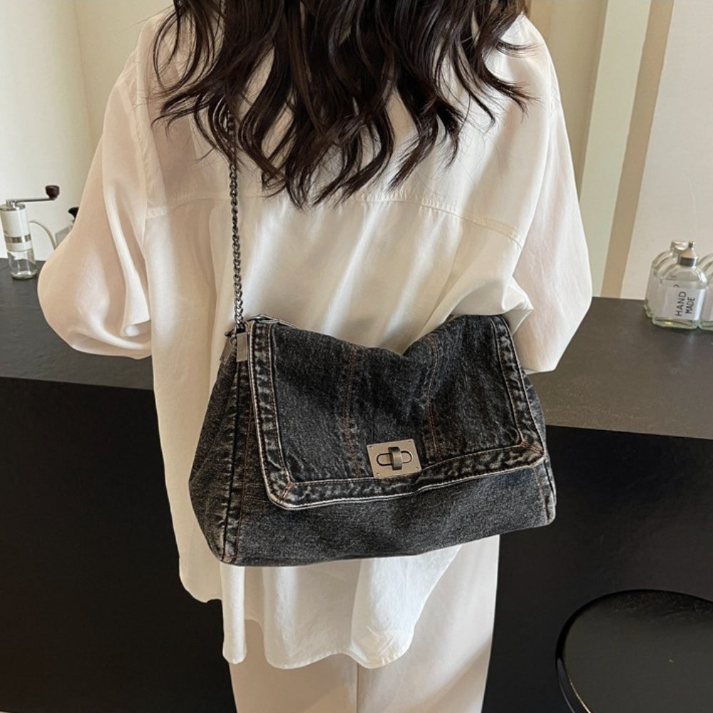 Maëlle | Sac En Bandoulière En Denim Upcyclé