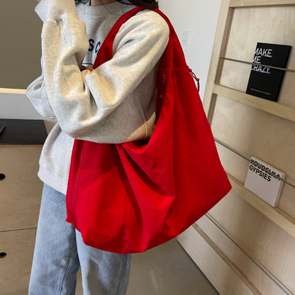 Lhéa | Sac Hobo Spacieux En Nylon Recyclé
