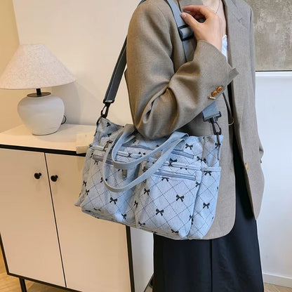 Kana | Sac En Velours Côtelé & Rubans