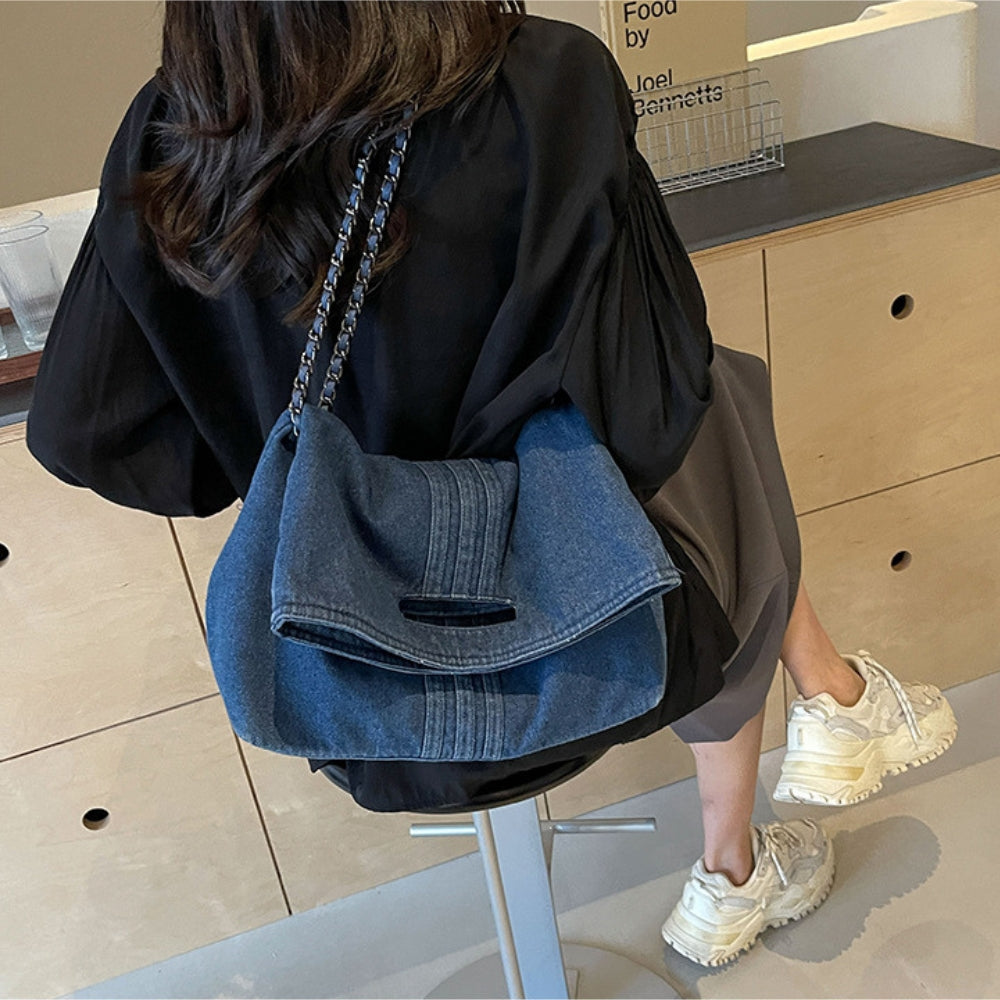 Jean | Sac En Bandoulière En Denim Upcyclé