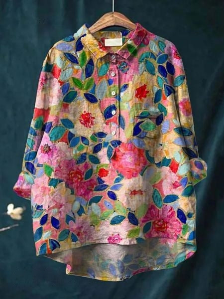 Lila - Chemisier Floral Chic