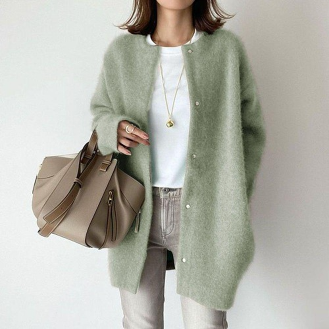 Amandine | Cardigan Élégant en Maille au Style Intemporel