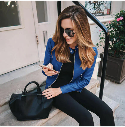 Monica | Veste En Cuir Élégante Pour Femme