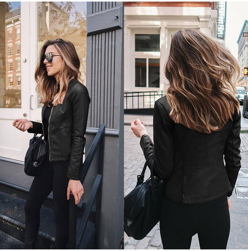 Monica | Veste En Cuir Élégante Pour Femme