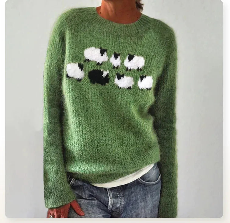Millie | Pull Rétro Nordique Doux et Chaleureux