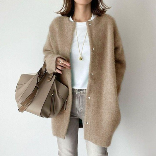 Amandine | Cardigan Élégant en Maille au Style Intemporel