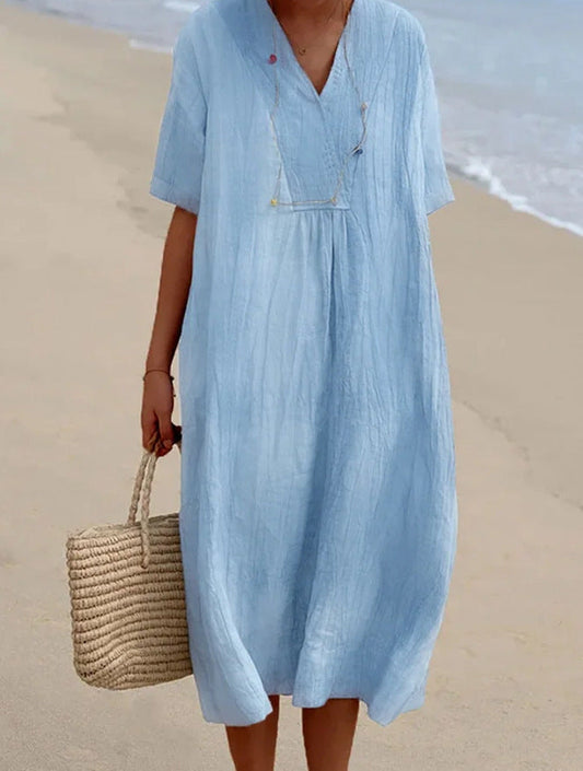 Mira | Robe En Lin Légère Et Élégante