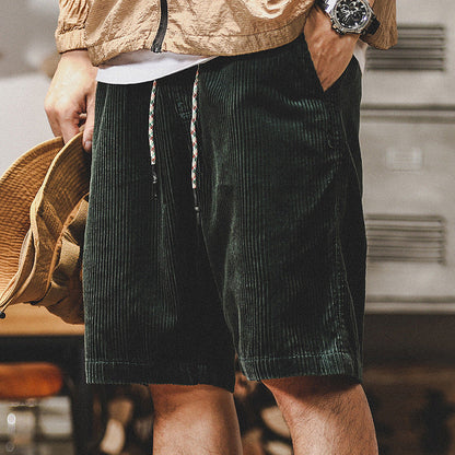 Adrien | Short En Velours Côtelé Estival