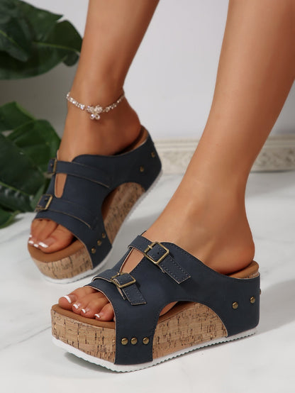 Damen | Sandales compensées été