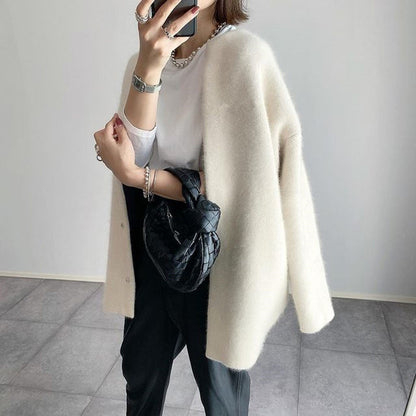 Amandine | Cardigan Élégant en Maille au Style Intemporel