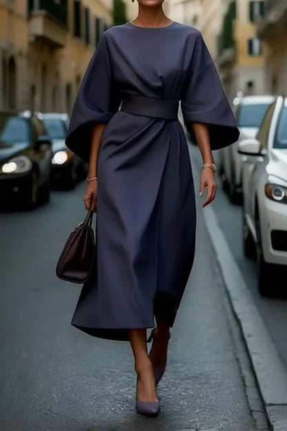 Luna | Robe Elégante A Ceinture Intégrée