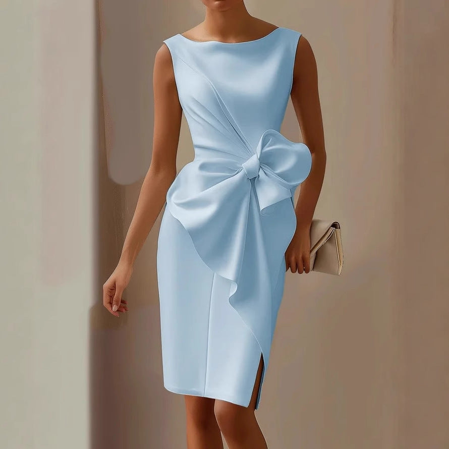 Odessa | Robe Élégante À Nœud Papillon