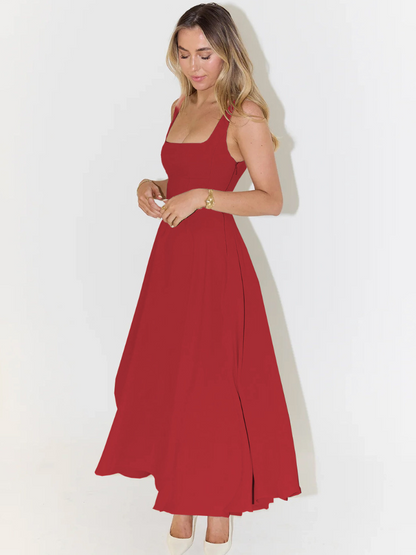 Rona | Robe Midi Évasée Élégante Pour Occasions Spéciales