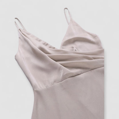 Aneta | Robe En Satin Fluide Élégante