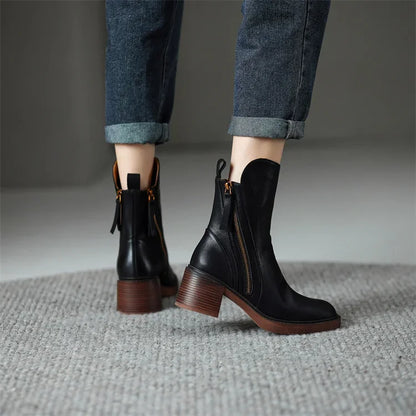 Arnie | Bottes En Cuir Pour Élégance Quotidienne