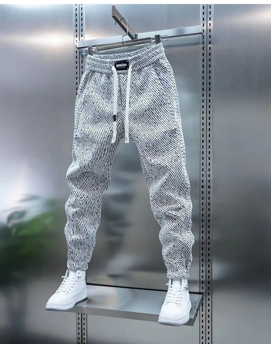 Luke | Pantalon Décontracté À Motif Moderne