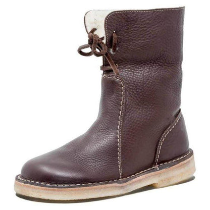 Angie | Bottes En Cuir Polaire Doublées De Laine