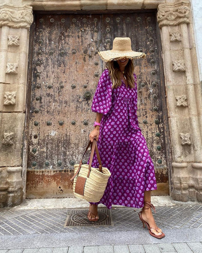 Carmie | Robe Maxi Style Bohème Chic