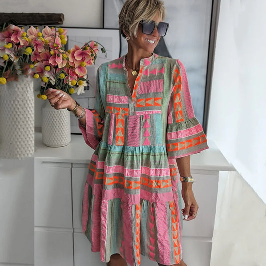 Soline | Robe fluide élégante pour le printemps